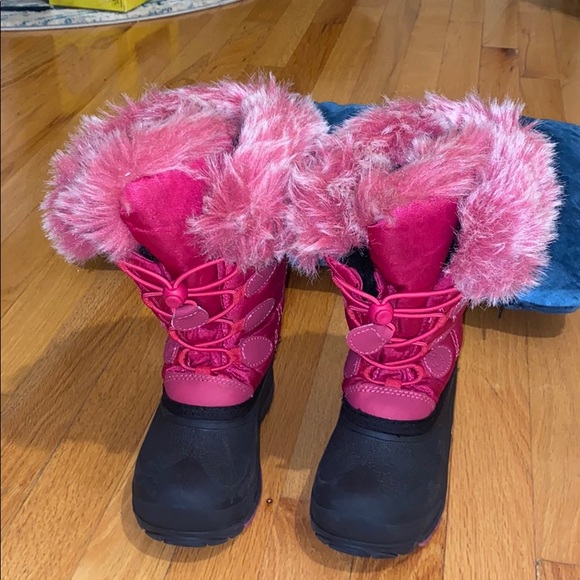 kamik pink snow boots